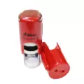 Kvalitní samonamáčecí textové razítko Shiny R-512 v červené barvě