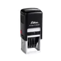 Datové textové samonamáčecí razítko Shiny S-524D řady Printer Line s textovou deskou 24x24mm