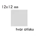 Kapesní textové samonamáčecí razítko Shiny S-Q12 Handy Stamp modré