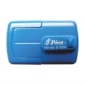 Kapesní textové samonamáčecí razítko Shiny S-Q24 Handy Stamp modré