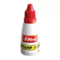 Červená razítková barva pro doplnění razítkových polštářků a podušek