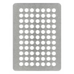 Pěnový držák na 77 MWG na skladování MWG v šanonech z pružné mirelonové pěny