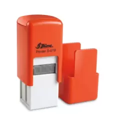Kvalitní samonamáčecí textové razítko Shiny S-510 v červené barvě