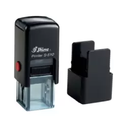 Kvalitní samonamáčecí textové razítko Shiny S-510T v černé barvě