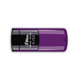 Kapesní textové samonamáčecí razítko S-722 Handy Stamp ve fialové barvě