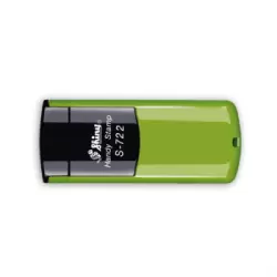 Kapesní textové samonamáčecí razítko S-722 Handy Stamp v zelené barvě