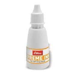 Oranžová razítková barva pro doplnění razítkových polštářků a podušek