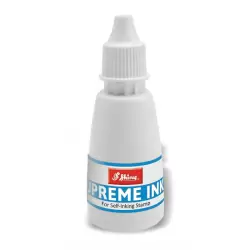 Světle modrá razítková barva pro doplnění razítkových polštářků a podušek