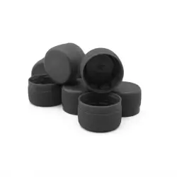Víčko uzávěr na krabičku na kešku, na malou PET - černá barva