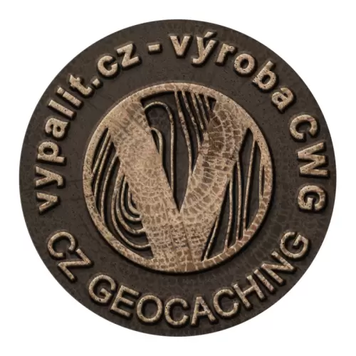 CWG/SWG osobní a eventové, dubový suk, větev s letokruhy, inverzní