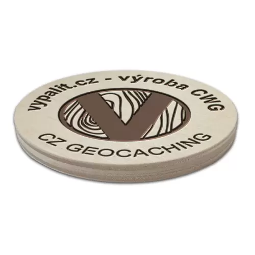 Dřevěné gravírované medaile 10cm