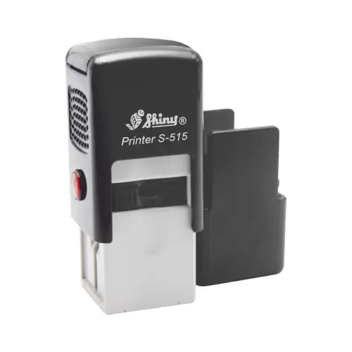 Kvalitní samonamáčecí textové razítko Shiny S-515 v černé barvě