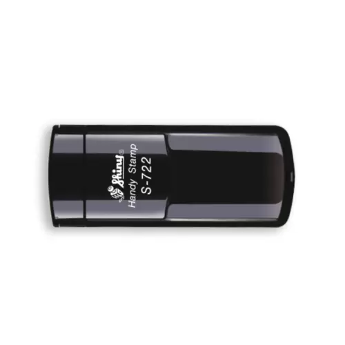 Kapesní textové samonamáčecí razítko S-722 Handy Stamp v černé barvě