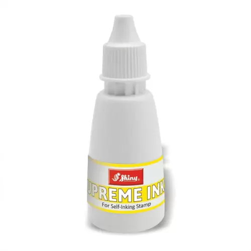 Žlutá razítková barva pro doplnění razítkových polštářků a podušek